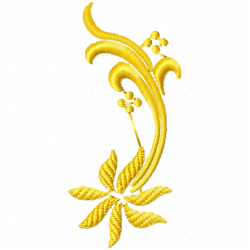 Flowers And Tree Embroidery Design 6 Flowers And Tree Embroidery Design 6